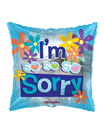 18″ I’m So So Sorry Foil Balloon